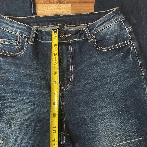 Orange Fashion Village High Rise Distressed Jeans - Picture 4 of 8